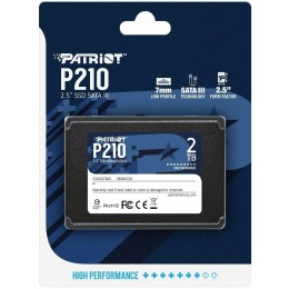 Накопитель SSD Patriot SATA III 2Tb P210S2TB25 P210 2.5"
