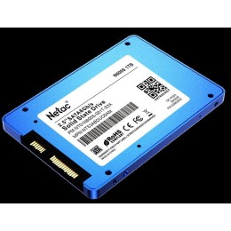 Накопитель SSD 2.5" Netac 1.0Tb N600S Series <NT01N600S-001T-S3X> Retail (SATA3, up to 560/520MBs, 3D TLC, 7mm)