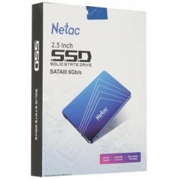 Накопитель SSD 2.5" Netac 1.0Tb N600S Series <NT01N600S-001T-S3X> Retail (SATA3, up to 560/520MBs, 3D TLC, 7mm)