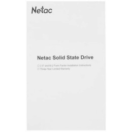 Накопитель SSD 2.5" Netac 1.0Tb N600S Series <NT01N600S-001T-S3X> Retail (SATA3, up to 560/520MBs, 3D TLC, 7mm)