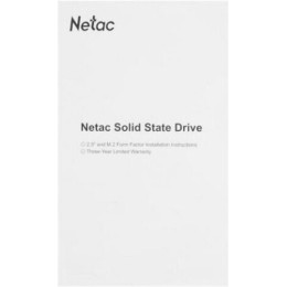 Накопитель SSD 2.5" Netac 120Gb N535S Series <NT01N535S-120G-S3X> Retail (SATA3, up to 510/440MBs, 3D TLC, 7mm)