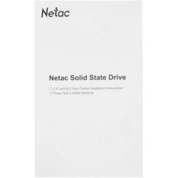 Накопитель SSD 2.5" Netac 128Gb N600S Series <NT01N600S-128G-S3X> Retail (SATA3, up to 510/440MBs, 3D TLC, 7mm)