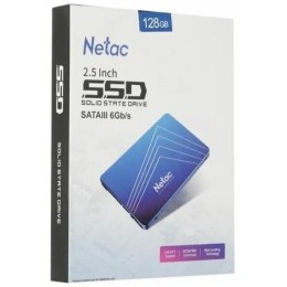 Накопитель SSD 2.5" Netac 128Gb N600S Series <NT01N600S-128G-S3X> Retail (SATA3, up to 510/440MBs, 3D TLC, 7mm)
