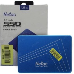Накопитель SSD 2.5" Netac 128Gb N600S Series <NT01N600S-128G-S3X> Retail (SATA3, up to 510/440MBs, 3D TLC, 7mm)