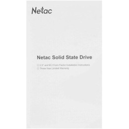 Накопитель SSD Netac 240Gb N535S Series 2.5"<NT01N535S-240G-S3X> Retail (SATA3, up to 540/490MBs, 3D TLC, 7mm)