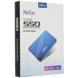 Накопитель SSD Netac 240Gb N535S Series 2.5"<NT01N535S-240G-S3X> Retail (SATA3, up to 540/490MBs, 3D TLC, 7mm)