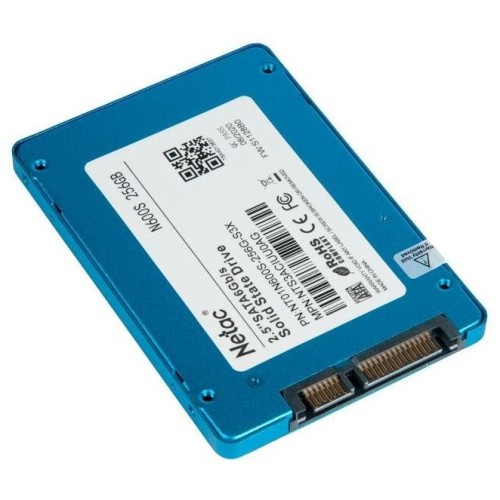 Накопитель SSD  2.5" Netac 256Gb N600S Series <NT01N600S-256G-S3X> Retail (SATA3, up to 540/490MBs, 3D TLC, 7mm)