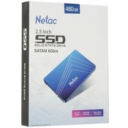 Накопитель SSD 2.5" Netac 480Gb N535S Series <NT01N535S-480G-S3X> Retail (SATA3, up to 540/490MBs, 3D TLC, 7mm)