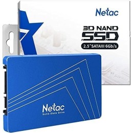 Накопитель SSD 2.5" Netac 480Gb N535S Series <NT01N535S-480G-S3X> Retail (SATA3, up to 540/490MBs, 3D TLC, 7mm)