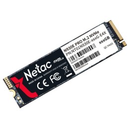 Накопитель SSD M.2 Netac 128Gb N930E Pro Series <NT01N930E-128G-E4X> Retail (PCI-E 3.1 x4, up to 970/650MBs, 3D TLC/QLC, NVMe 1.3, 22х80mm)