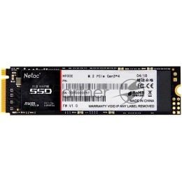 Накопитель SSD M.2 Netac 128Gb N930E Pro Series <NT01N930E-128G-E4X> Retail (PCI-E 3.1 x4, up to 970/650MBs, 3D TLC/QLC, NVMe 1.3, 22х80mm)