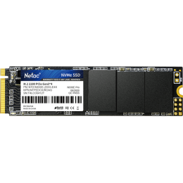 Накопитель SSD M.2 Netac 128Gb N930E Pro Series <NT01N930E-128G-E4X> Retail (PCI-E 3.1 x4, up to 970/650MBs, 3D TLC/QLC, NVMe 1.3, 22х80mm)