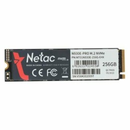 Накопитель SSD M.2 Netac 128Gb N930E Pro Series <NT01N930E-128G-E4X> Retail (PCI-E 3.1 x4, up to 970/650MBs, 3D TLC/QLC, NVMe 1.3, 22х80mm)