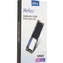 Накопитель SSD M.2 Netac 128Gb N930E Pro Series <NT01N930E-128G-E4X> Retail (PCI-E 3.1 x4, up to 970/650MBs, 3D TLC/QLC, NVMe 1.3, 22х80mm)