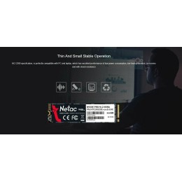 Накопитель SSD M.2 Netac 512Gb N930E Pro Series <NT01N930E-512G-E4X> Retail (PCI-E 3.1 x4, up to 2080/1700MBs, 3D TLC/QLC, NVMe 1.3, 22х80mm)