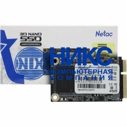 Накопитель SSD mSATA Netac 1.0Tb N5M Series <NT01N5M-001T-M3X> Retail (SATA3, up to 560/520MBs, 3D TLC)