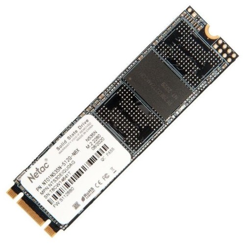 Накопитель SSD mSATA Netac 512Gb N5M Series <NT01N5M-512G-M3X> Retail (SATA3, up to 540/490MBs, 3D TLC)