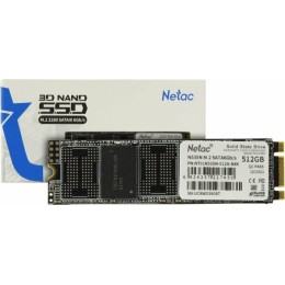 Накопитель SSD mSATA Netac 512Gb N5M Series <NT01N5M-512G-M3X> Retail (SATA3, up to 540/490MBs, 3D TLC)