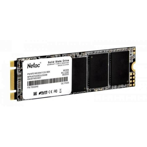 Накопитель SSD mSATA Netac 512Gb N5M Series <NT01N5M-512G-M3X> Retail (SATA3, up to 540/490MBs, 3D TLC)