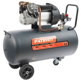 Компрессор Patriot поршневой масляный Professional 100-400, 400 л/мин, 8 бар, 2200 Вт, 100 л, быстросъемный 1/4"" + ""елочка""