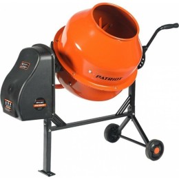 Бетоносмеситель PATRIOT BM 128C, 350 Вт, 120 кг готовой смеси, венец - чугун