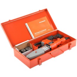 Аппарат для сварки пластиковых труб PATRIOT PW 800, 3 насадки, электронная регулировка, ЖК дисплей, 800W, кейс металл.