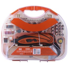 Гравер электрический PATRIOT EE 111 с гибким валом, 140Вт, 210 насадок в комплекте, кейс