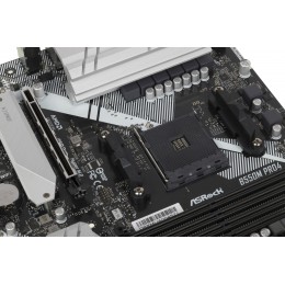 Материнская плата ASROCK B550M PRO4 (AM4, AMD B550, 4xDDR4,2xPCIe x16,2xPCI Ex1, 6 SATA3 , M.2, DP,HDMI,D-Sub, USB 3.2) mATX retail