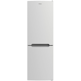 Холодильник CANDY CCRN 6180W Комби, 185x59.5x65.7 см, No Frost, полезный объем 333 (227/106) литров, А класс, 40 дБ, 1 компрессор, R600 a, ST, электронное управление внутри на верхней панели, освещение камеры LED (светодиодное), потреление энергии 408 кВт
