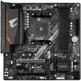 Материнская плата GIGABYTE B550M AORUS ELITE / AMD B550 AM4 4xDDR4-4733 2xM.2 4xSATA DVI-D HDMI / mATX