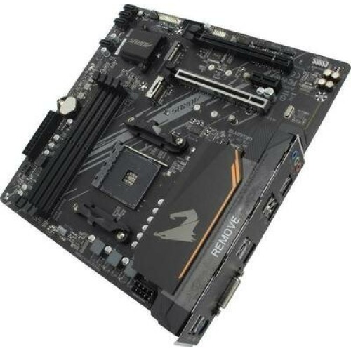 Материнская плата GIGABYTE B550M AORUS ELITE / AMD B550 AM4 4xDDR4-4733 2xM.2 4xSATA DVI-D HDMI / mATX