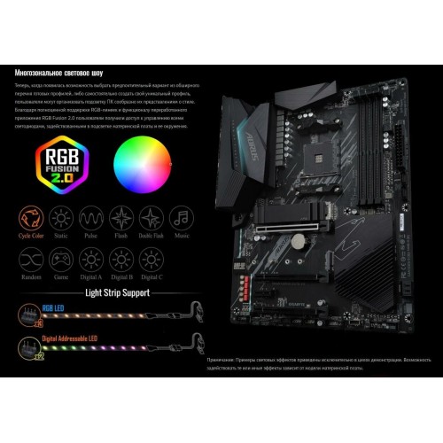 Материнская плата GIGABYTE B550M AORUS ELITE / AMD B550 AM4 4xDDR4-4733 2xM.2 4xSATA DVI-D HDMI / mATX