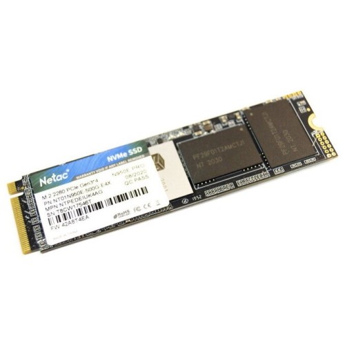 Накопитель SSD Netac M.2 2280 N950E Pro NVMe PCIe 500GB NT01N950E-500G-E4X