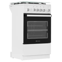 Газовая плита DE LUXE 5040.30г(кр)чр белый