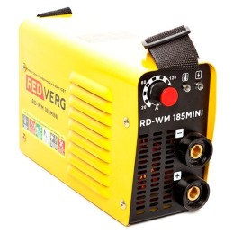 Сварочный аппарат RD-WM 185MINI. 220/50Гц,  6,6кВа, макс. 30А, диапазон св. тока 20-185А, раб. напр. 27,4, электрод 1,6-4,0