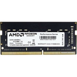 Модуль памяти 4GB AMD Radeon™ DDR4 2666 SO DIMM R7 Performance Series Black R744G2606S1S-UO Non-ECC, CL16, 1.2V, Bulk