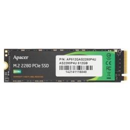 Накопитель	Apacer SSD AS2280P4 512Gb M.2 PCIe Gen3x4 MTBF 1.5M, 3D TLC, Retail (AP512GAS2280P4-1)