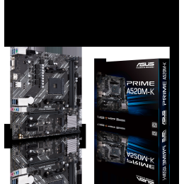 Материнская плата ASUS PRIME A520M-K AM4,A520,DDR4,M.2,HDMI,MB