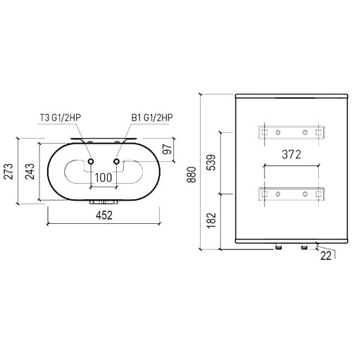 Водонагреватель THERMEX Ceramik 50 V