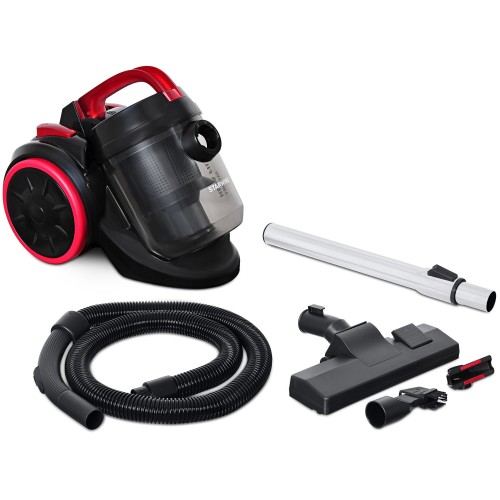 Пылесос STARWIND SCV3410 1800Вт черный/бордовый