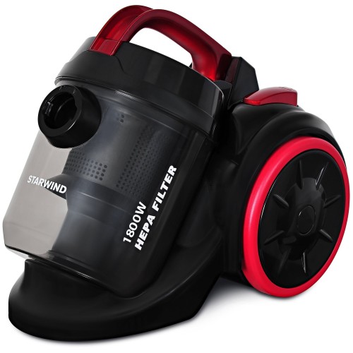 Пылесос STARWIND SCV3410 1800Вт черный/бордовый