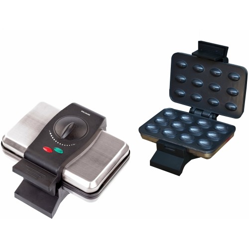 Вафельница WILLMARK WM-105W (1000Вт,форма орешница, терморег., антиприг.покр., инд. готовности)
