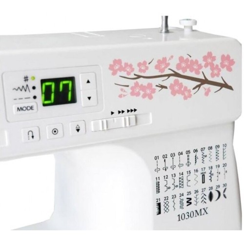 Швейная машина JANOME 1030 MX белый/цветы