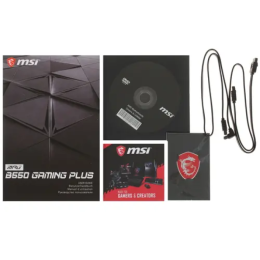 Материнская плата MSI MPG B550 GAMING PLUS Soc-AM4 AMD B550 4xDDR4 ATX AC`97 8ch(7.1) GbLAN RAID+HDMI+DP