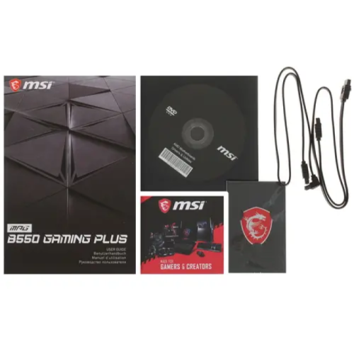 Материнская плата MSI MPG B550 GAMING PLUS Soc-AM4 AMD B550 4xDDR4 ATX AC`97 8ch(7.1) GbLAN RAID+HDMI+DP