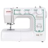 Швейная машина JANOME ML 77, 25 операций, петля автомат, вертикальный челнок, нитевдеватель, регулят