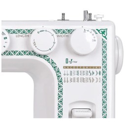 Швейная машина JANOME ML 77, 25 операций, петля автомат, вертикальный челнок, нитевдеватель, регулят