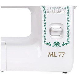 Швейная машина JANOME ML 77, 25 операций, петля автомат, вертикальный челнок, нитевдеватель, регулят
