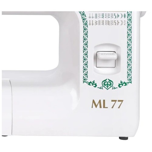 Швейная машина JANOME ML 77, 25 операций, петля автомат, вертикальный челнок, нитевдеватель, регулят