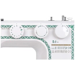 Швейная машина JANOME ML 77, 25 операций, петля автомат, вертикальный челнок, нитевдеватель, регулят